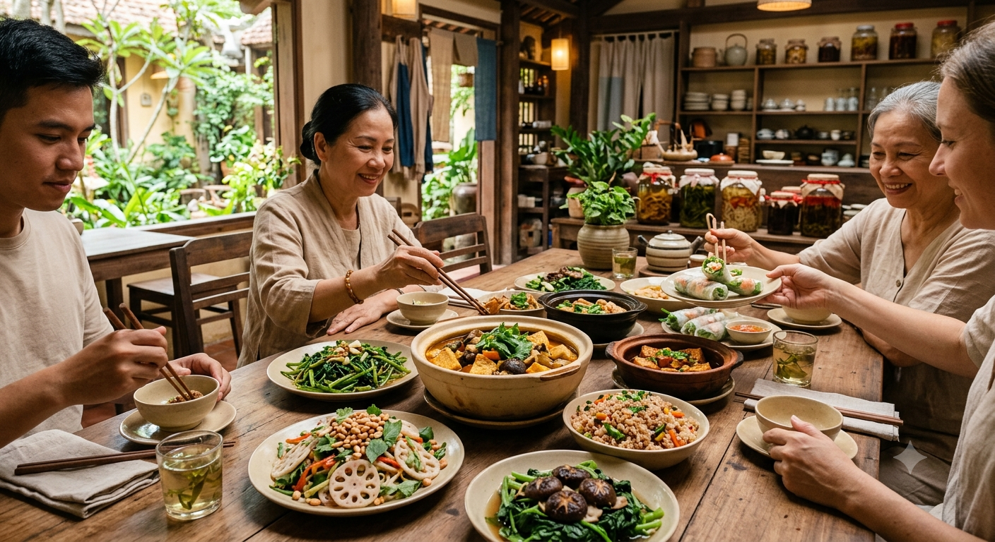 Nền tảng triết lý và đặc trưng của ẩm thực chay truyền thống