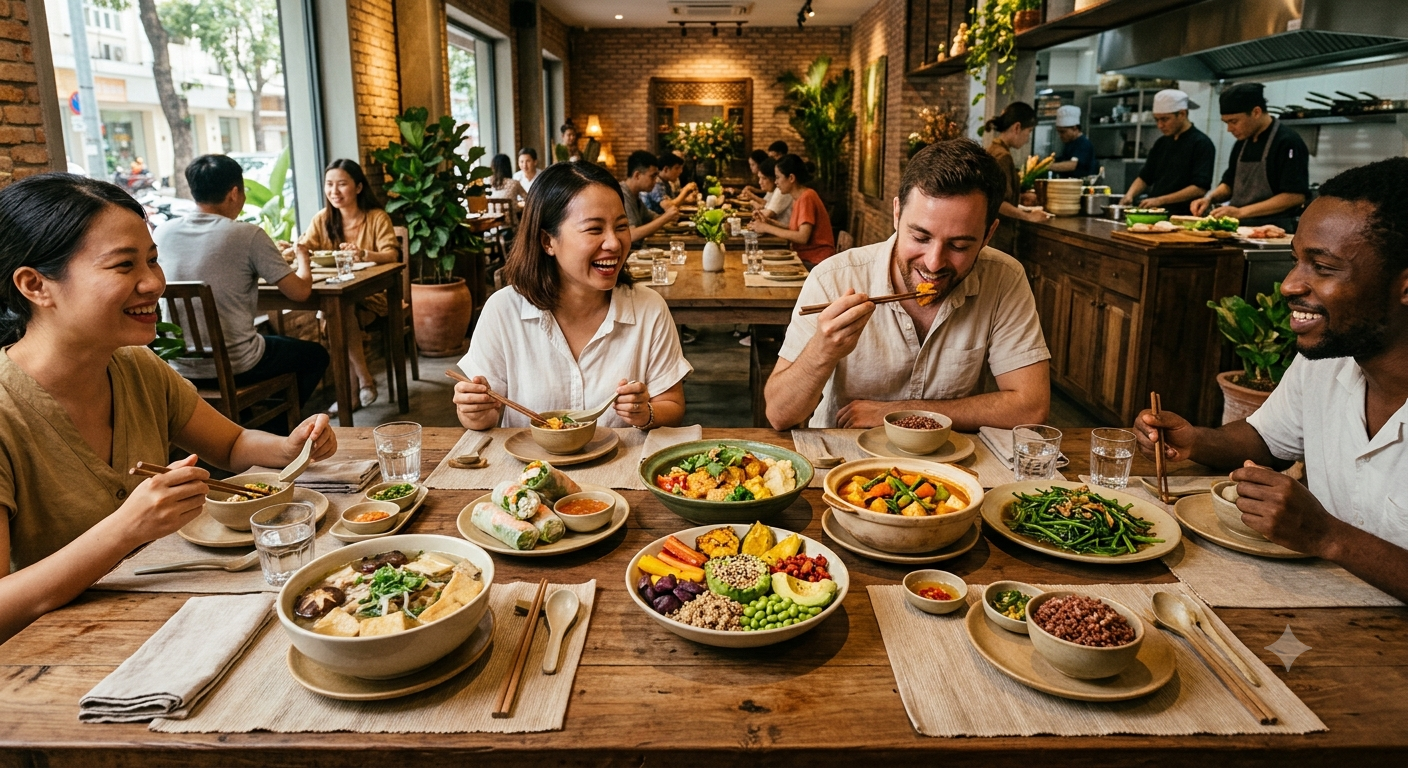 Khám phá thực đơn phong phú tại nhà hàng chay trên đường Nam Kỳ Khởi Nghĩa